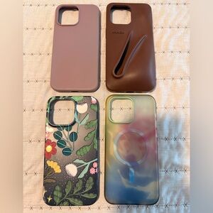 IPhone 14 Pro Max Rhode, Mauve, Apple Tie dye and Floral Phone Cases